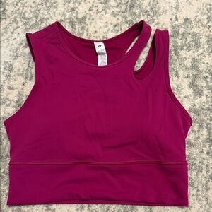 Lululemon Magenta Athletic Crop sports bra